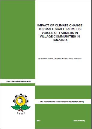 IMPACT OF CLIMATE CHANGE TO SMALL SCALE FARMERS: VOICES OF FARMERS IN VILLAGE COMMUNITIES IN TANZANIA