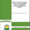 IMPACT OF CLIMATE CHANGE TO SMALL SCALE FARMERS: VOICES OF FARMERS IN VILLAGE COMMUNITIES IN TANZANIA